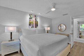 4 bedrooms, iron/ironing board, WiFi, bed sheets