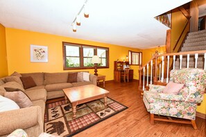 Smart TV, DVD player, foosball, table tennis