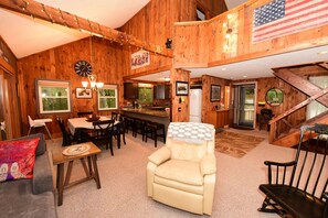 Smart-tv och eldstad