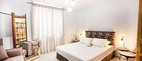 1 室のベッドルーム、アイロン / アイロン台、WiFi、ベッドシーツ