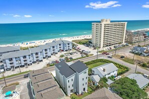 Exterior - Seadragon 1 | Pet Friendly & Across from Beach + Partial Views! (Carolina Beach)