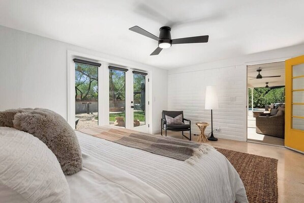 4 bedrooms, iron/ironing board, travel crib, WiFi