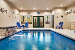 Piscine couverte, piscine chauffée