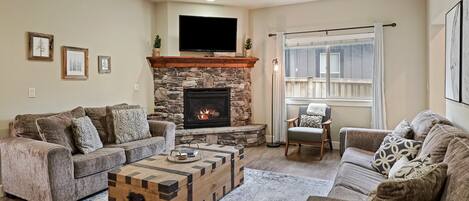 Casa, 3 quartos | Área de estar