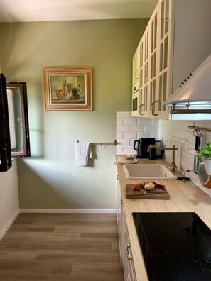 Private kitchen - G-House - italian vacation home - with a comfortable apartment & balcony (Trentino-Alto Adige)