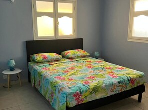 2 bedrooms, bed sheets