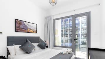1 kamar tidur, brankas, setrika/meja setrika, dan Wi-Fi gratis