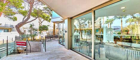 Entrada de la propiedad