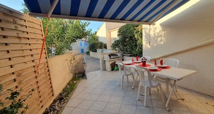 L'Azur - Maison avec terrasse proche plage