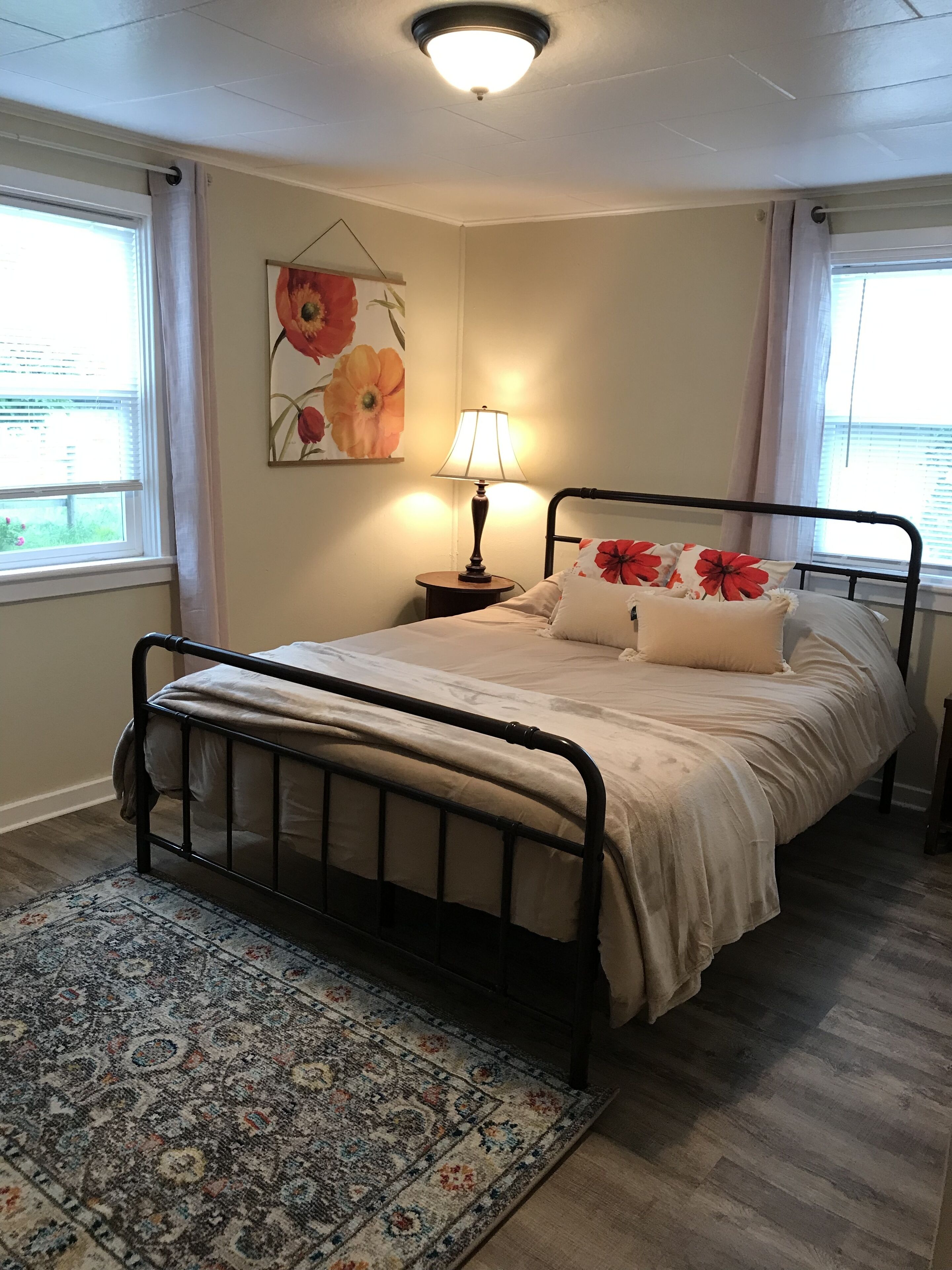 2 camere, materassi in memory foam, ferro/asse da stiro