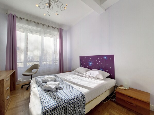 1 bedroom, iron/ironing board