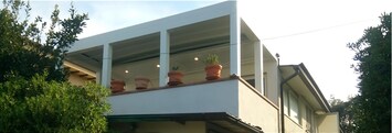 Terrazza con veranda elettrica