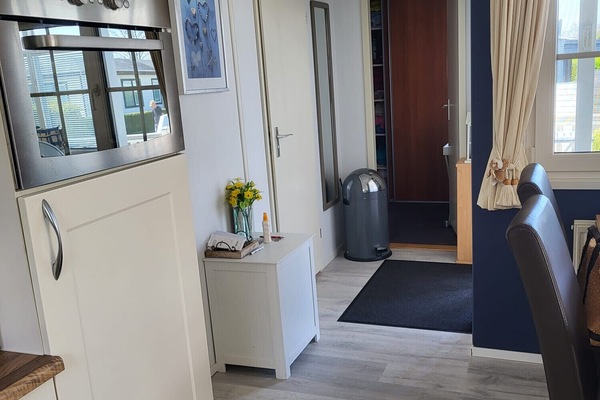 La cuisine et les détails du Beach Resort Nieuwvliet Bad 206 - EEZZ