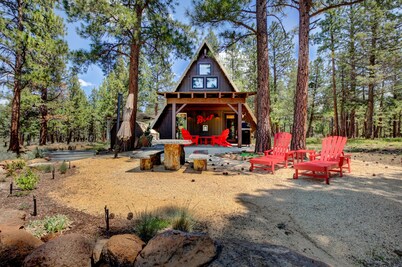A-Frame Cabin on 4.5 Acres - HOT TUB, Dog Friendly!