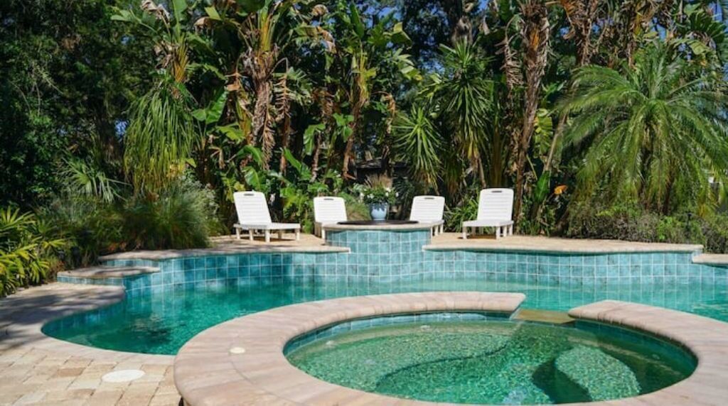 Außenpool, beheizter Pool