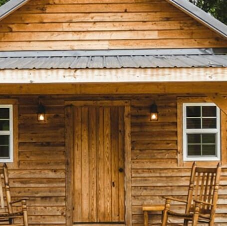 Fachada de la propiedad. Junius Pond