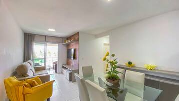 Apartment | Living area | 40-inch TV with digital channels