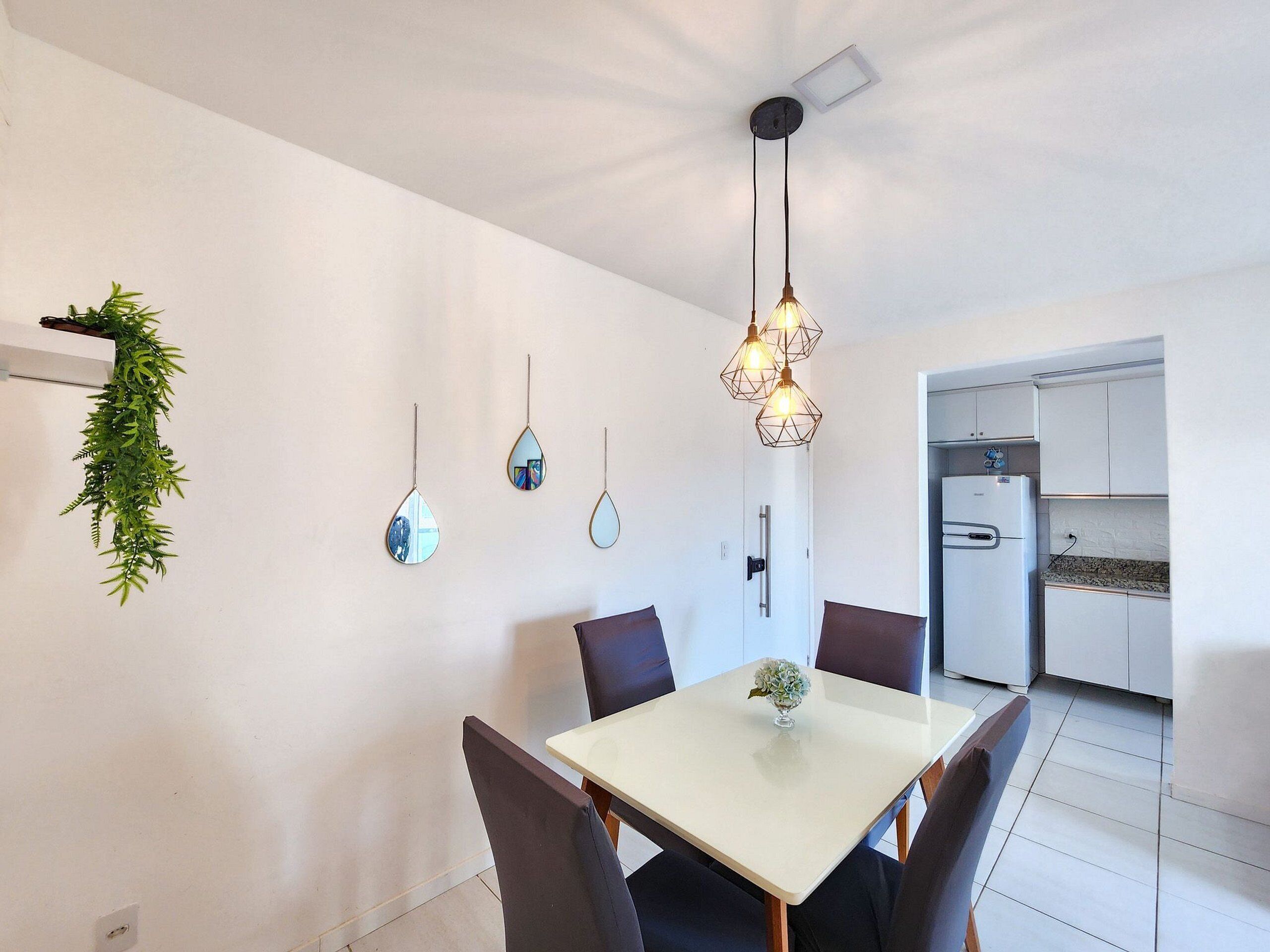 Departamento | Cocina privada | Refrigerador y utensilios de cocina 