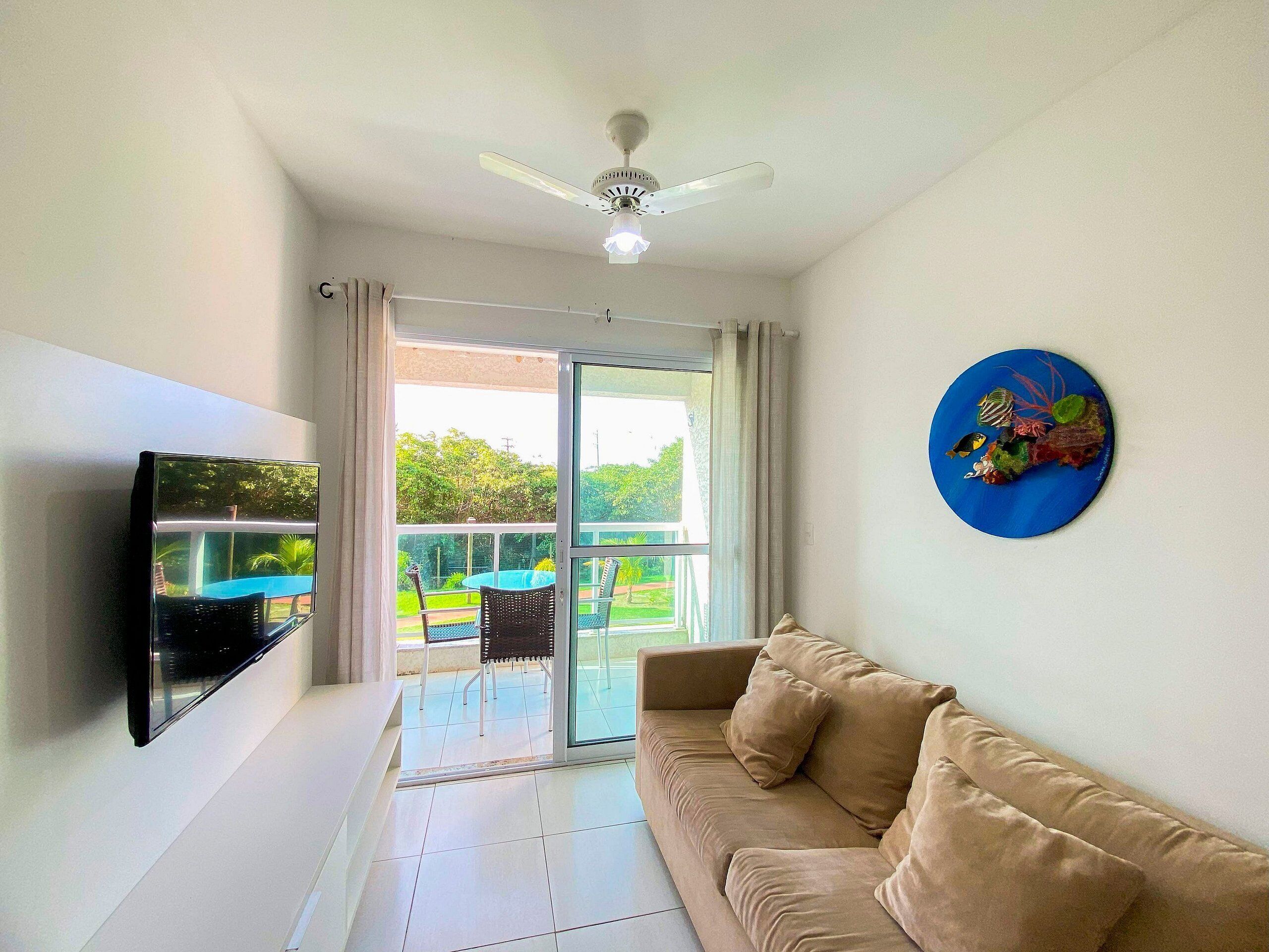 Apartment | Living area | 40-inch TV with digital channels