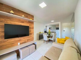 Apartment | Living area | 40-inch TV with digital channels