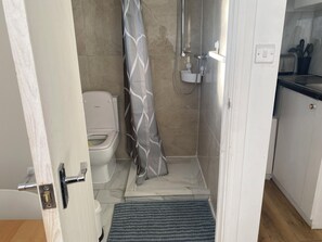 Shower, hair dryer, towels - Comfortable Homely Studio Flat in Wembley (Wembley)