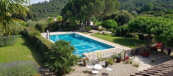 A l'ombre du chêne : Gîte Éden en Cévennes swimming pool, calm & nature at Anduze