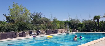 A l'ombre du chêne : Gîte Éden en Cévennes swimming pool, calm & nature at Anduze