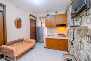 Living area - Comfortable and Tidy 2BR Lagoon Bekasi Town Square Apartment (Bekasi)