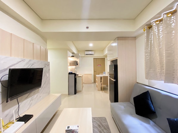 Deluxe Apartment | Living area - Best Homey And Modern 2Br At Meikarta Apartment (Cikarang)