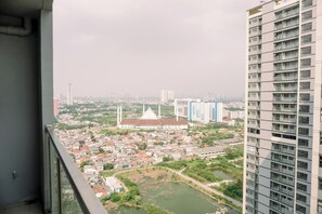 Deluxe Apartment | View from room - Comfort 1Br With Working Room At Daan Mogot City Apartment (Jakarta)