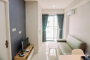 Deluxe Apartment | Living area - Comfort 1Br With Working Room At Daan Mogot City Apartment (Jakarta)
