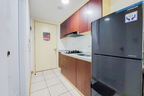 Appartement Deluxe | Cuisine privée | Grand réfrigérateur, plaque de cuisson, cuiseur de riz