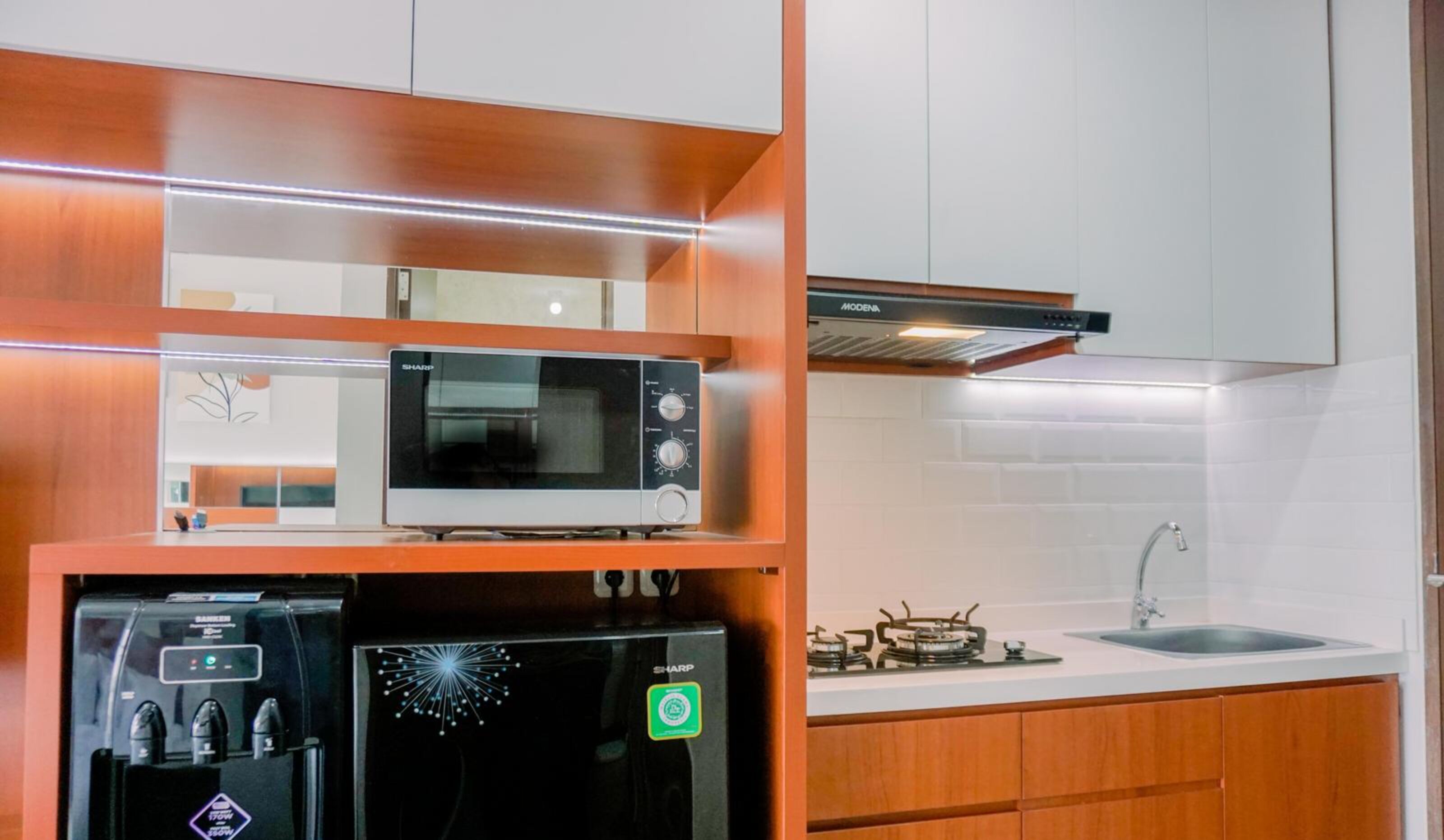 华丽公寓 | 私人厨房 | 大冰箱、炉灶、电饭煲、厨具/餐具