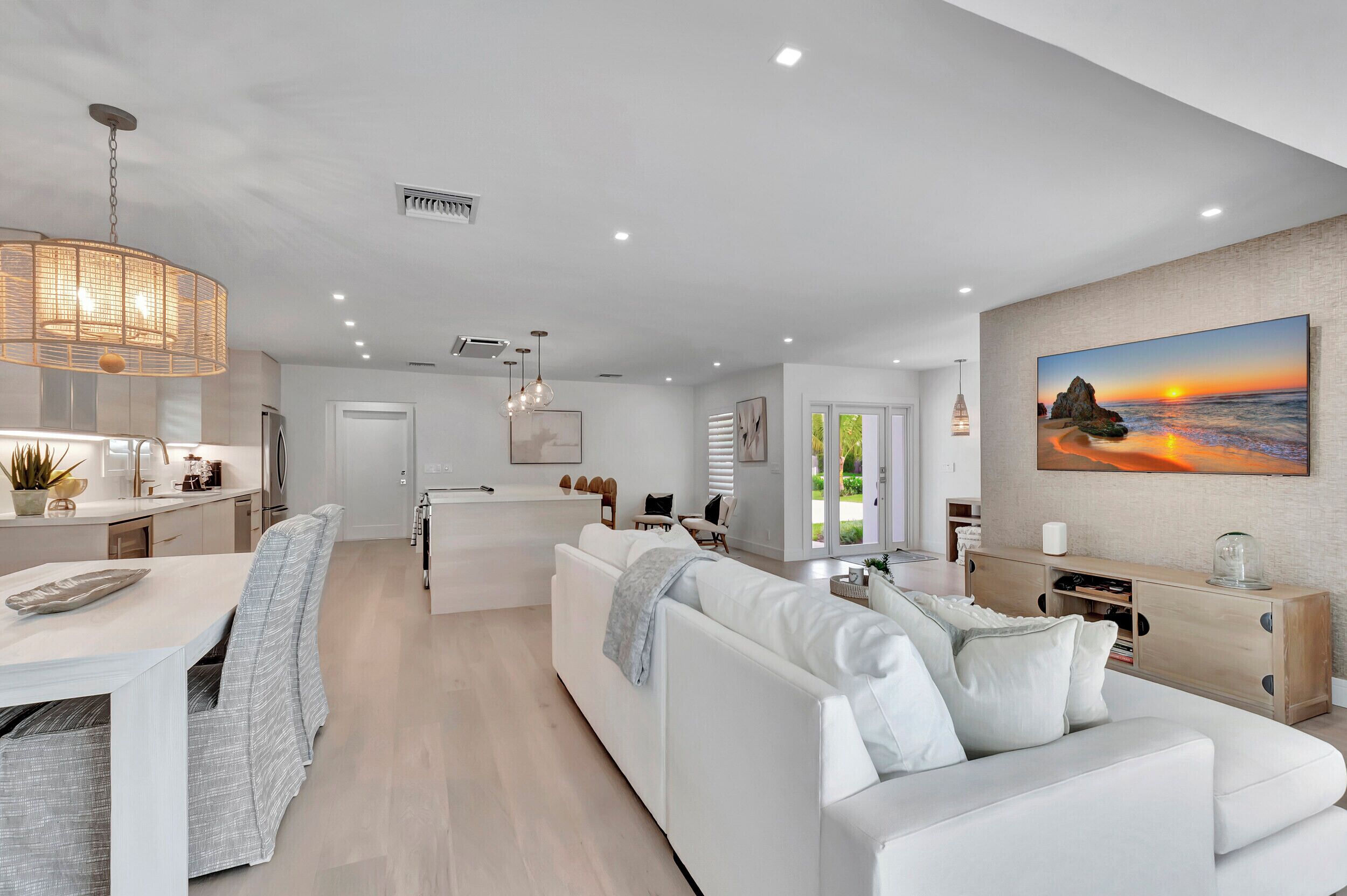 STUNNING COASTAL MODERN 3 BED POOL HOME MINUTES TO THE BEACH AND ATLANTIC AVE.