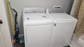 washer and dryer