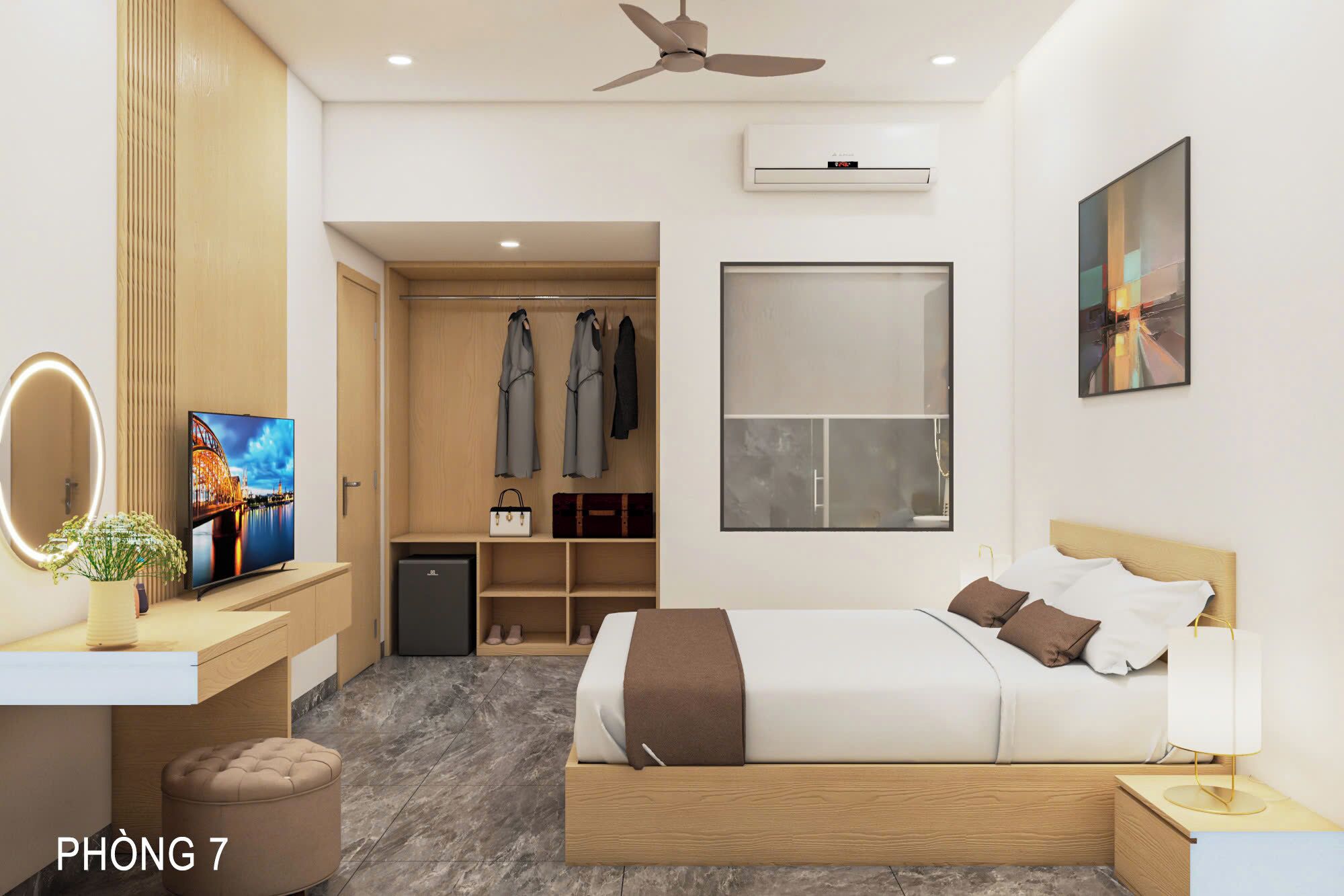 Basic Double Room | Premium bedding, down duvets, pillow-top beds, minibar