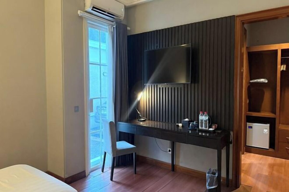Select Comfort beds, blackout drapes, soundproofing