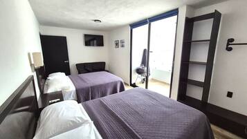 Familie suite | Luxe beddengoed, donsdekens, Select Comfort-bedden