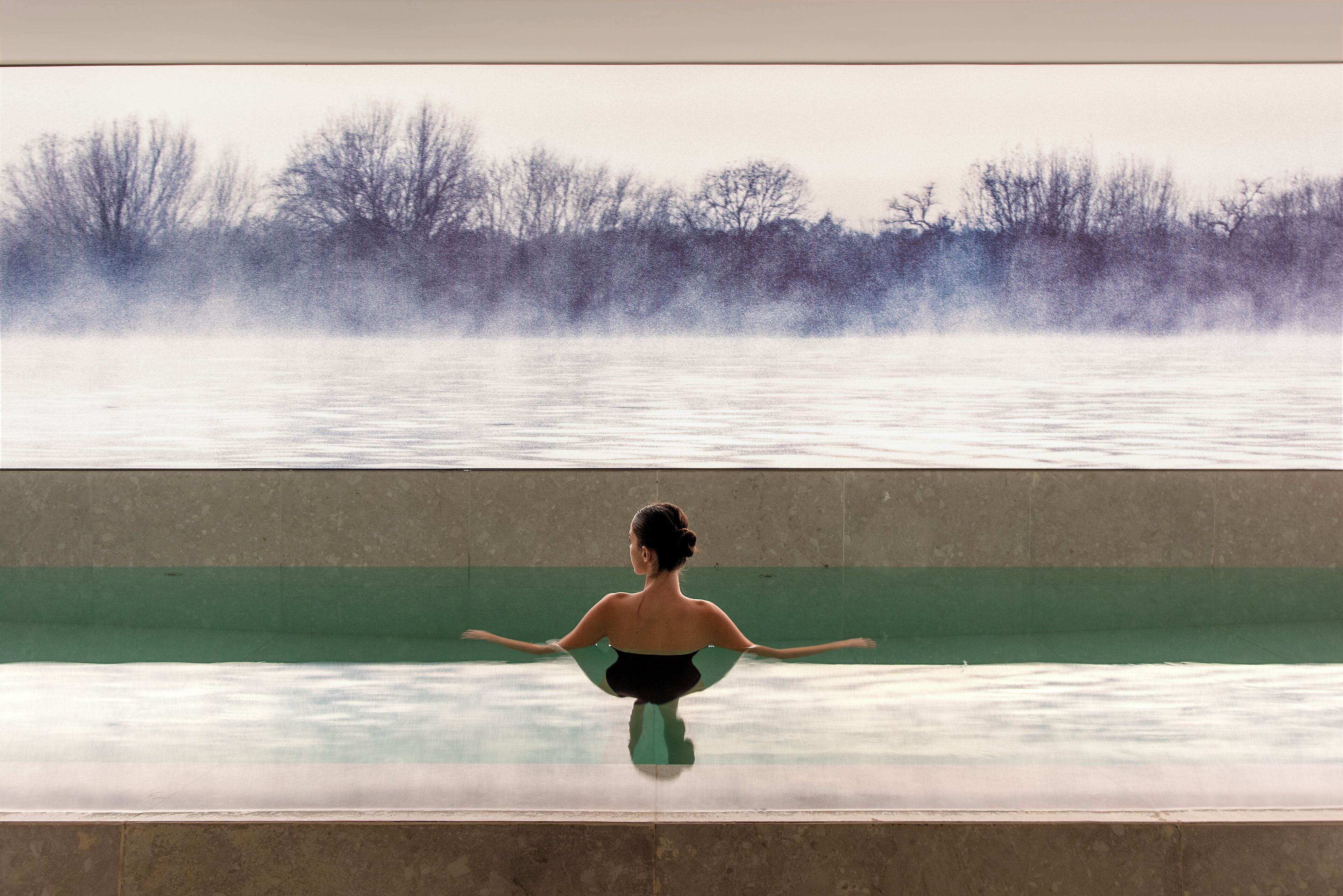 Indoor pool, open 9:00 AM to 9:00 PM, free cabanas, sun loungers