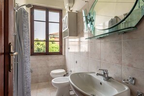 Shower, hair dryer