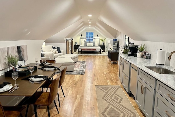 1 chambre, fer et planche Ă repasser, Wi-Fi gratuit, draps fournis