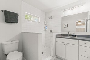 Hair dryer, towels