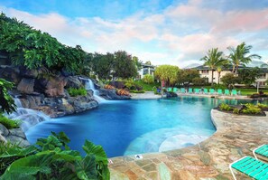 Outdoor pool - Bali Hai Villas - Princeville, Kauai, Hawaii - 2 Bedroom Deluxe (Princeville)