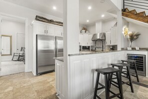 Ferienhaus, Mehrere Betten, Whirlpool, Gartenblick | Eigene Küche | Kühlschrank, Mikrowelle, Ofen, Herdplatte