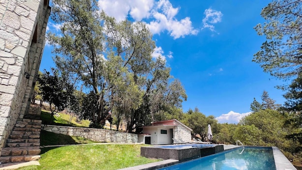 Outdoor pool - Cabaña La Uva (Huasca de Ocampo)