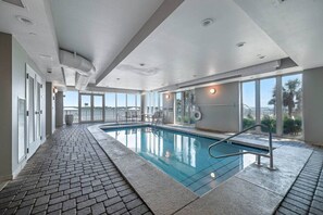 Indoor pool, a heated pool