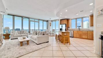 Smart TV, DVD player, books