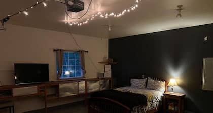 Large studio with private bath separate entrance