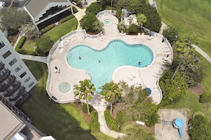 Indoor pool, outdoor pool