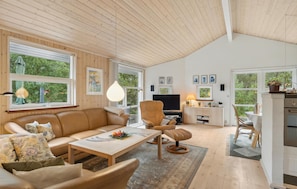 Smart TV, fireplace, DVD player